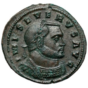 Sewer II (306-307 n.e.) Follis, Lugdunum - rzadki
