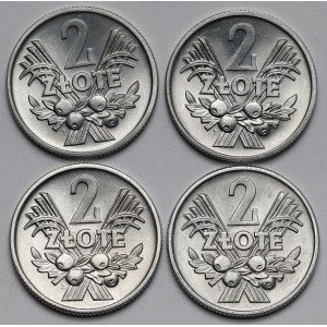 2 gold 1958 - set (4pcs)