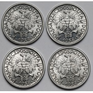 2 gold 1958 - set (4pcs)