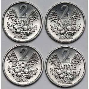 2 gold 1958 - set (4pcs)