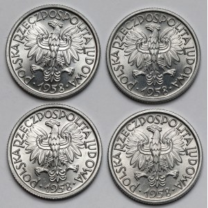 2 gold 1958 - set (4pcs)