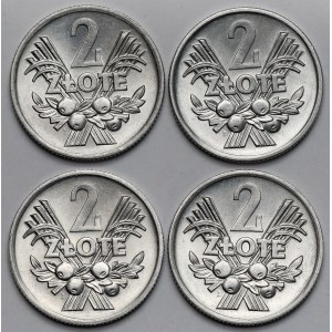 2 gold 1970 - set (4pcs)