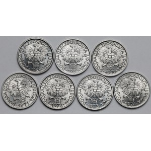 2 gold 1958-1974 - mint - set (7pcs)