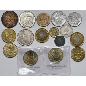 Set of coins mainly PRL / Third Republic, including SILVER (16pcs)
