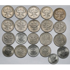 10 and 20 gold 1964-1975 - set (21pcs)