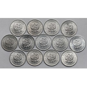 20 haléřů 1971 - sada (13ks)