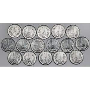 1 gold 1974-1988 - collection - set (16pcs)