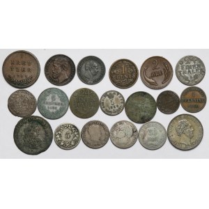 Niemcy, Włochy, Norwegia... zestaw monet (19szt)