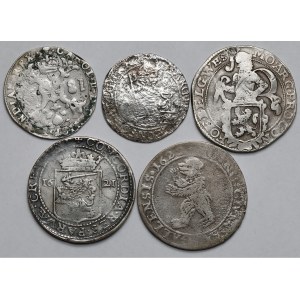 Europa SREBRO zestaw monet (5szt)