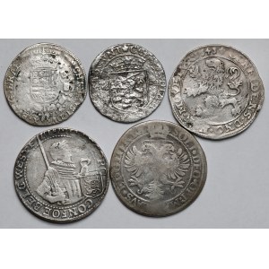 Europa SREBRO zestaw monet (5szt)