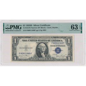 USA, 1 Dollar 1935 - Silver Certificate