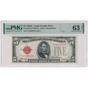 USA, 5 Dollars 1928