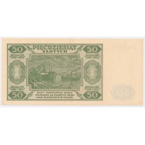 50 zloty 1948 - A - 7 digits