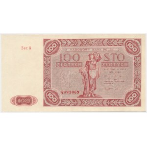 100 zloty 1947 - Ser.A - capital letter