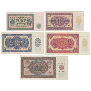 MUSTER, Germany, 5 - 100 Mark 1955 - set (5pcs)