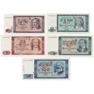 MUSTER, Germany, 5 - 100 Mark 1964 - set (5pcs)