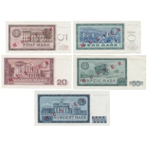 MUSTER, Germany, 5 - 100 Mark 1964 - set (5pcs)
