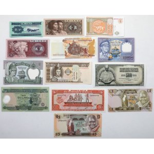 Świat - zestaw banknotów (13szt)