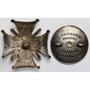 Badge, Volunteer Artillery Army Cross 1920