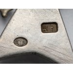 Distintivo del 5° reggimento di artiglieria da campo di Leopoli - in ARGENTO