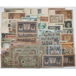 Large set of banknotes, mainly Russia and Poland (85pcs)