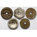 Badge caps - Buszek, Shurmak, Waldyn, Trumpeter, Galmet - set (5pcs)