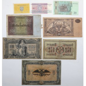 Europe - banknote set 1917-2013, mainly Russia (8pcs)