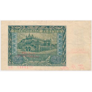 Fałszerstwo z epoki 50 złotych 1940 - kl.IV
