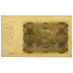 500 złotych 1940 - B - awers bez druku głównego