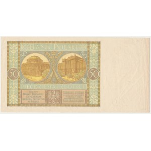 50 zloty 1925/29 - solo il rovescio, con ampio margine