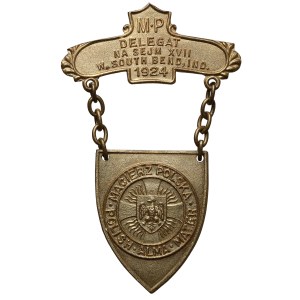 Polonia in den USA, Gedenkplakette - Sejm XVII Macierz Polska 1924