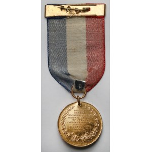 Polonia in den USA, Medaille, Enthüllung des Casimir-Pulaski-Denkmals, Manchester 1983