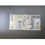 PWPW 400 zloty 1996 - parka in folder with LETTER from PWPW