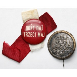 Patriotic badges - May 3 - set (3pcs)