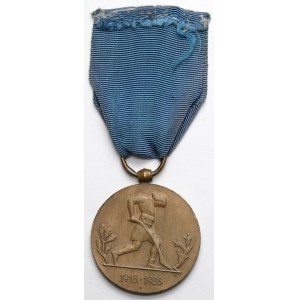 II RP, Medaglia del decimo anniversario dell'indipendenza riconquistata 1918-1928 - Zecca di Stato