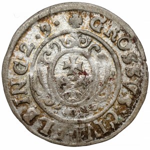 Gustavus Adolphus, Penny Elblag 1629 - abbreviated date
