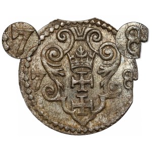Stefan Batory, Denarius Gdansk 1578 - a very rare vintage