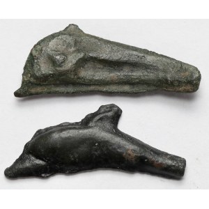 Greece, Olbia, Delphinium (6th century BC) - including inscription OY - set (2pcs)