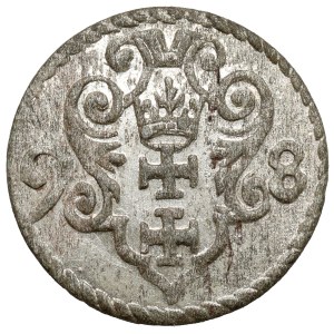 Sigismund III Vasa, Denarius of Gdansk 1598