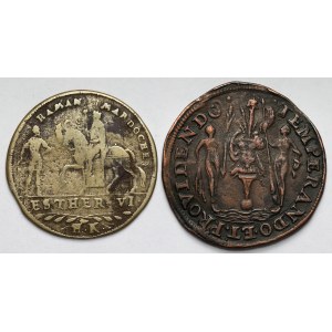 Deutschland / Belgien, Zähler / Wertmarken (18.-19. Jahrhundert) - Satz (2 St.)