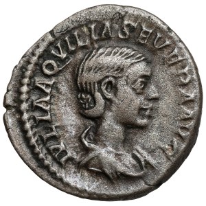 Julia Aquilia Severa (220-222 AD) Denarius - rare