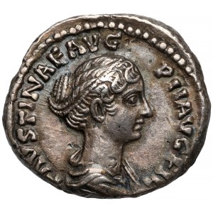 Faustina II the Younger (161-175 AD) Denarius, Rome