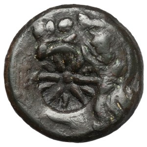 Greece, Thrace / Chersonese, Pantikapaion, AE19 (310-303 BC) - countermark