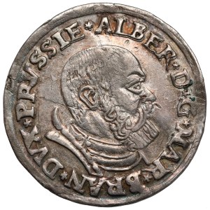 Prussia, Albrecht Hohenzollern, Trojak Königsberg 1535