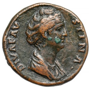 Faustina I the Elder (138-141 AD) Sesterc posthumous, Rome