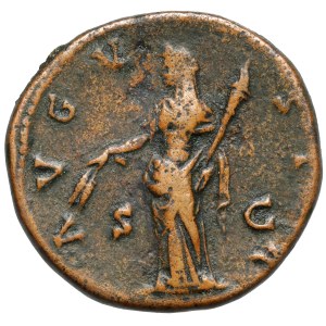 Faustina I the Elder (138-141 AD) Sesterc posthumous, Rome