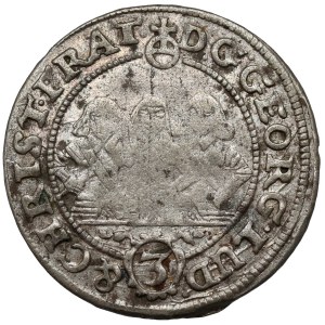 Silesia, Three Brothers, 3 krajcary 1657, Brzeg