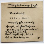 Germany, Magdeburg - bishopric, Rudolf (1254-60), Brakteat