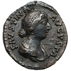 Faustina II la Giovane (161-175 d.C.) Denario, Roma