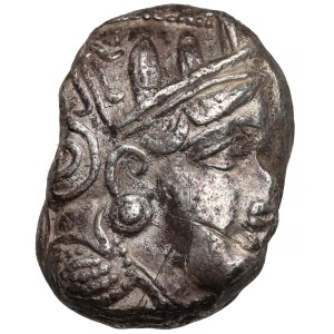 Greece, Attica, Athens, Tetradrachma (393-355 BC) - owl - rare